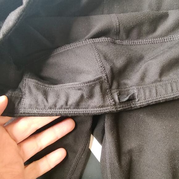 Athleta Be Free Reflective Black Leggings Medium - Picture 7 of 14